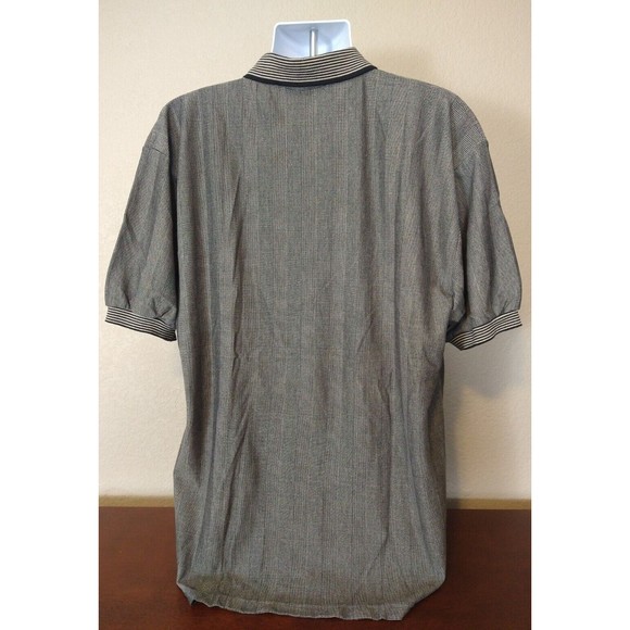 Mens KNights of Round Table Black Short Sleeve Polo Shirt XL - Picture 2 of 4